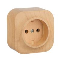 Legrand Quteo Сосна Розетка б/з