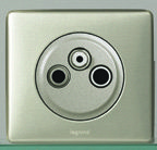 Legrand Celiane Мех TV-FM-SAT розетка единственная 2 мод