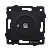 Розетка TV (папа), черный матовый Kollinger REA-007BM для Aspekt, Eleganz, Reflex