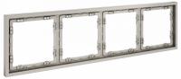 Рамка пластиковая VOLTUM S70 на 4 поста, (кашемир)