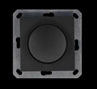 Jasmart LED Диммер с накладкой 30-400W, 1gang 2way, цвет Антрацит