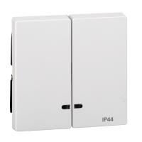 SE Merten SM Бел Актив Клавиша 2-ая, с окошком для световой индикации IP44