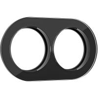 Рамка из стекла на 2 поста черный W0025108