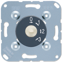 JUNG Выключатель поворотный 3-ступенчатый с нулевым положением 16AX, 250В AC