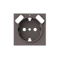 ABB SKY Тауп  Накладка для розетки SCHUKO с 2хUSB ЗУ, арт.8188.3