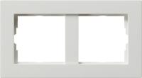 Gira E22 Белый Рамка 2-ая без перегородки