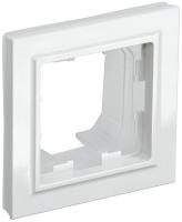 IEK BRITE Рамка 1-мест. IP44 РУ-1-БрБ-44 бел.