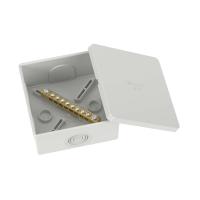 DKC Коробка уравнивания потенциалов, 8 зажимов, 6 вводов  д.20мм, 80х80х40мм, IP44