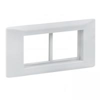 EKF PROxima Рамка+суппорт на 4 модуля (2 поста) для парапетного кабельного канала C-Line