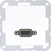 JUNG VGA (D-SUB), белый