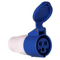 EKF PROxima Розетка переносная 233 2Р+РЕ 63А 220В IP67