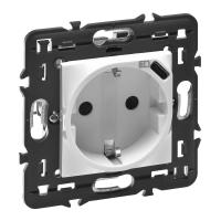 Legrand Mosaic Розетка 2К+3 с USB-C - немецкий стандарт - с суппортом - белая