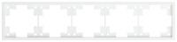 Пятиместная рамка, белый сатин (35850 MW)