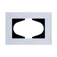 Рамка для двойной розетки, серебро Kollinger Reflex AL RA120SR