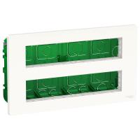 SE Unica System+ Блок скрытой установки 2х5 антибактериальный