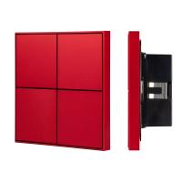 Atlight INTELLIGENT ARLIGHT Кнопочная панель KNX-304-23-IN Rose Red (BUS, Frame) (IARL, IP20 Металл, 2 года)