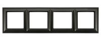 JUNG EcoProfi Standart Черный матовый Рамка 4-ая