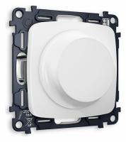 Комплект механизма светорегулятора универсального поворотно-нажимного OMEGA MO125510 Белый матовый 25-600W/LED 5-300W QUANT