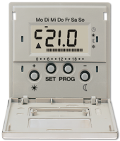 JUNG LS 990 Edelstahl Дисплей термостата с таймером (мех. UT238E)