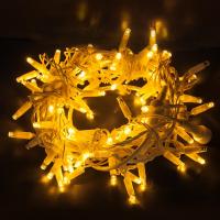 Гирлянда нить с мерцанием 20м IP65 400-102 теплый белый Eurosvet 400-102