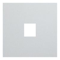 Лицевая панель для одиночной информационной розетки, серебро (35441 SV)