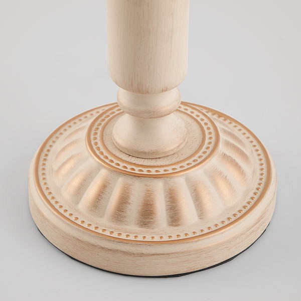 Классическая настольная лампа 01060/1 белый с золотом Eurosvet London