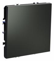 Перекрестный переключатель встраиваемый VOLTUM S70 одноклавишный 10А, (титан)