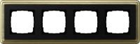 Gira ClassiX Бронза/Черный Рамка 4-ая