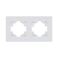 Рамка 2-постовая, белый Kollinger Eleganz Plex EP2WH