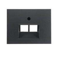 Berker K.1 Антрацит матовый Центральная панель для UAE/E-DAT Design/Telekom розетка ISDN