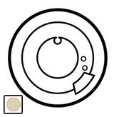 Legrand Celiane Беж Накладка светорегулятора с индикацией