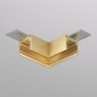 TR5731-SB Угловой элемент для трека SHINE BASE 90° потолок-потолок, сатинированная латунь, алюминий