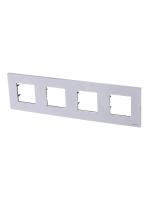 ABB NIE Zenit Серебро Рамка 4-я 2+2+2+2 мод
