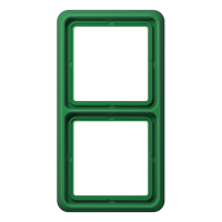 JUNG CD Зеленая Рамка 2-ая ударопрочная