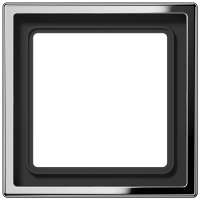 JUNG LS 990 Блестящий Хром Рамка 1-ая