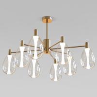 Потолочный светильник со стеклянными плафонами 60175/8 латунь Eurosvet Magma Потолочный светильник со стеклянными плафонами 60175/8 латунь Eurosvet Magma