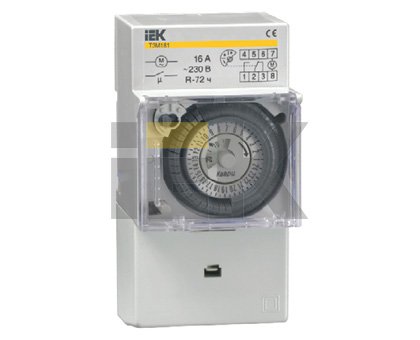 IEK KARAT Таймер ТЭМ181 аналоговый 16А 230В на DIN-рейку