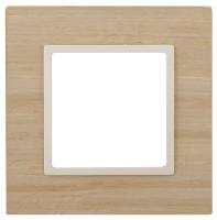 ЭРА 14-5301-11 Elegance Клен/сл.кость Дерево Рамка 1-ая