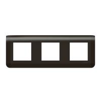 Legrand Mosaiс Рамка - Программа Mosaic - 3X2 модуля - матовая черная