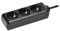 IEK Удлинитель У03 3 места с/з 5м 3х1мм2 16А 250В чер.