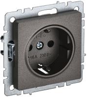 IEK BRITE Розетка с з/к без з/ш 16А РС11-1-0-БрТБ бр.