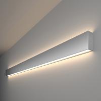 Линейный светодиодный накладной двусторонний светильник 128см 50Вт 4200К матовое серебро 101-100-40-128 Elektrostandard Grand a041472