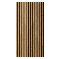 Акустическая панель FLEX Дуб Золотой 1200×600 мм рейка 25х6 мм