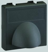 Simon Connect Графит Плата для вывода кабеля, 45х45мм