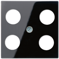 JUNG Крышка для SAT-TV-розетки с 4-мя гнездами черный