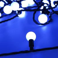 Arlight Светодиодная гирлянда ARD-BALL-CLASSIC-D23-10000-BLACK-80LED BLUE (230V, 3.5W) (Ardecoled, IP65)