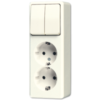 JUNG розетка+выключатель