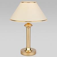 Настольная лампа с абажуром 60019/1 золото Eurosvet Lorenzo