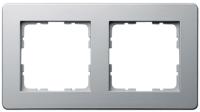 Jasmart Рамка G-Flex 2-постовая, цвет Алюминий