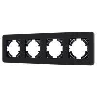 Arlight Рамка стеклянная FRM-OMALI-SFGS-4-BK (-)